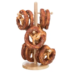 Denta Fun Brezel, Büffelhaut umhüllt mit Entenfleisch , O15cm, 140g/Stk